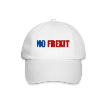 No frexit - Baseball Cap - white/white - Front