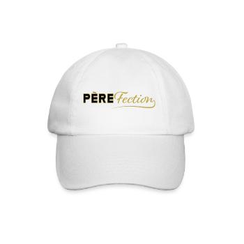 Père fection Cadeaux fête des pères parfait - Casquette classique - blanc/blanc - Devant