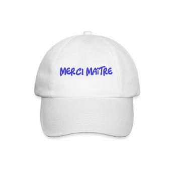 MASTER. THANK YOU. THANK YOU, MASTER. MASTER. MASTER GIFT - Baseball Cap - white/white - Front