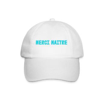 MASTER. THANK YOU. THANK YOU, MASTER. MASTER. MASTER GIFT - Baseball Cap - white/white - Front