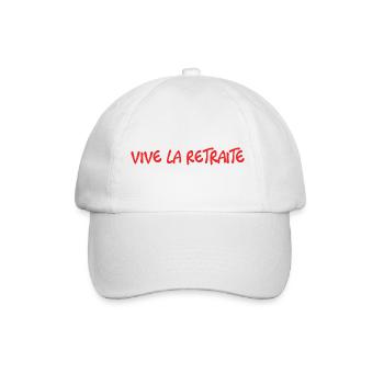 RETIREMENT. HAPPY RETIREMENT. HAPPY RETIREMENT. HEART - Baseball Cap - white/white - Front