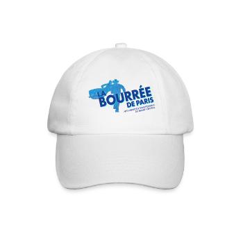 Logo La Bourrée - Casquette classique - blanc/blanc - Devant