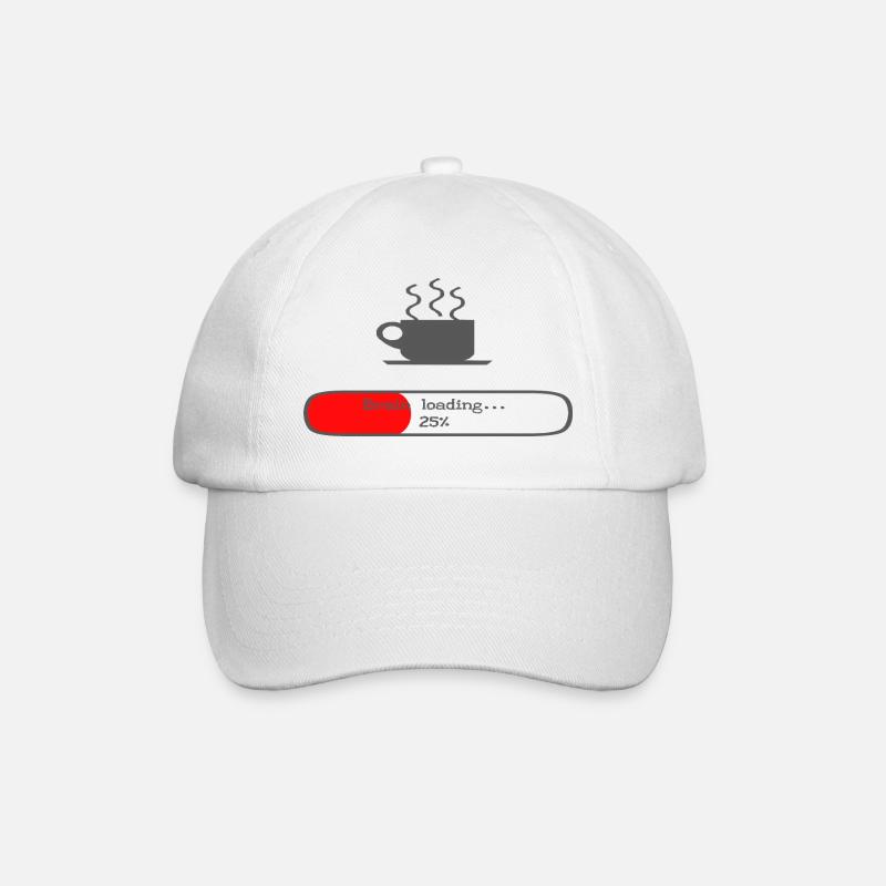 Need some coffee? - Baseballkappe - Weiß/Weiß