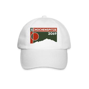 Schochenspitze : ski tour, mountain tour rando souvenir - Casquette classique - blanc/blanc - Devant