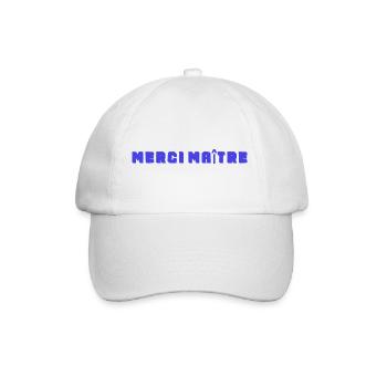 MASTER. THANK YOU. THANK YOU, MASTER. MASTER. MASTER GIFT - Baseball Cap - white/white - Front