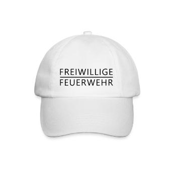 Freiwillige Feuerwehr - Baseballkappe - Weiß/Weiß - Vorne