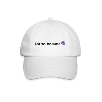 Trop cool pour le drame Hippopotame - Casquette classique - blanc/blanc - Devant