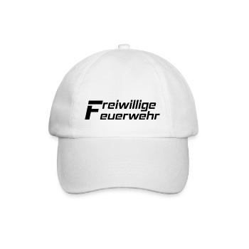 Freiwillige Feuerwehr Schwarz - Baseballkappe - Weiß/Weiß - Vorne