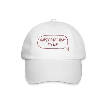 happy birthday to me - Casquette classique - blanc/blanc - Devant
