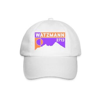 Watzmann Crossing the Berchtesgaden Mountain Hiking - Baseball Cap - white/white - Front