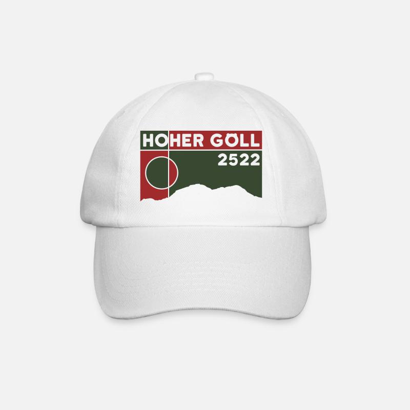 Hoher Göll Klettern Überschreitung Westgrat Wander - Baseballkappe - Weiß/Weiß