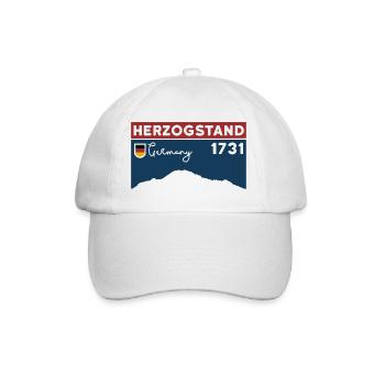 Herzogstand, Montagne, Randonnée, Randonne, Promenade sur les crêtes - Casquette classique - blanc/blanc - Devant
