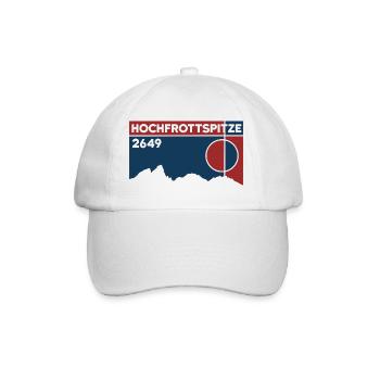 Hochfrottspitze Mädelegabel Exceedance Hiking - Baseball Cap - white/white - Front