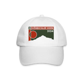 Schönbichler Horn Crossing Hiking Zillertal - Baseball Cap - white/white - Front