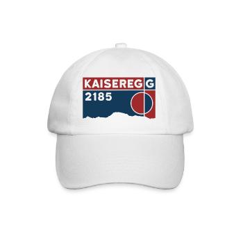 Kaiseregg Wandern Wanderung Freiburg Souvenir - Baseballkappe - Weiß/Weiß - Vorne