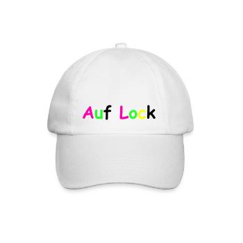 Auf Lock 5 - Baseballkappe - Weiß/Weiß - Vorne
