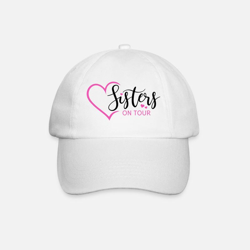Sœurs Sœurs Frères et sœurs Sœurs en tournée - Casquette classique - blanc/blanc