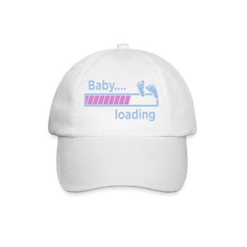 chargement de bébé, grossesse - Casquette classique - blanc/blanc - Devant