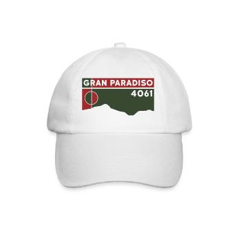 Guide d’escalade du Grand Paradis Ski Tour High Tour - Casquette classique - blanc/blanc - Devant