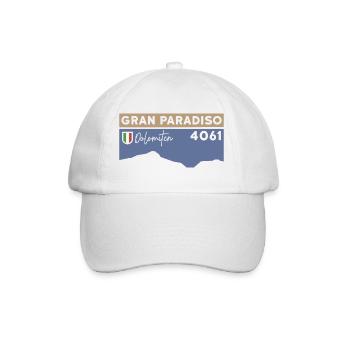 Guide d’escalade du Grand Paradis Ski Tour High Tour - Casquette classique - blanc/blanc - Devant