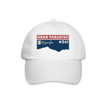 Guide d’escalade du Grand Paradis Ski Tour High Tour - Casquette classique - blanc/blanc - Devant