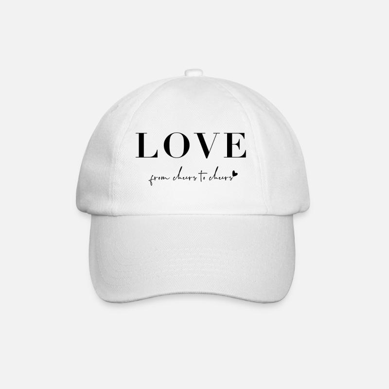 L'amour des acclamations - épouse de l'équipe - Casquette classique - blanc/blanc
