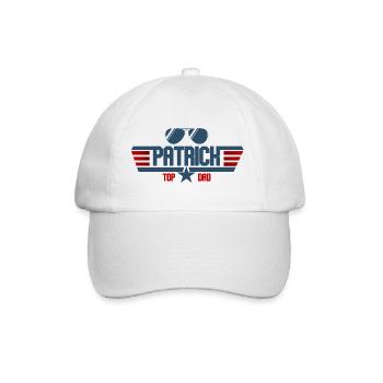 Patrick Top Dad - Casquette classique - blanc/blanc - Devant