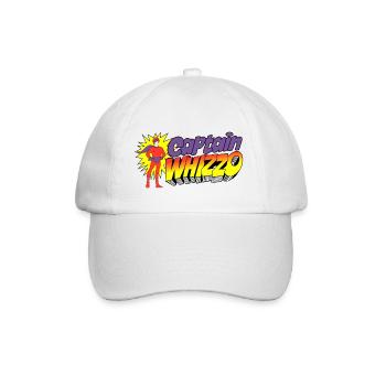 Captain Whizzo - Baseball Cap - white/white - Front