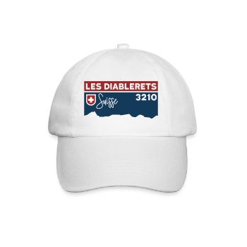 Les Diablerets Mountain Tour Ski Tour Souvenir - Baseball Cap - white/white - Front