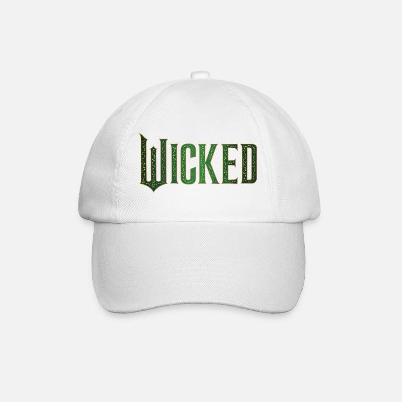 Wicked Design Logo - Baseball Cap - white/white
