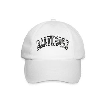 Baltimore - Baseball Cap - white/white - Front
