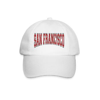San Francisco - Baseballkappe - Weiß/Weiß - Vorne