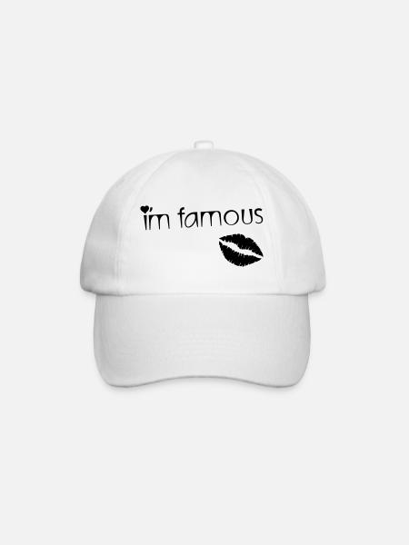 I'M FAMOUS - Casquette classique - blanc/blanc