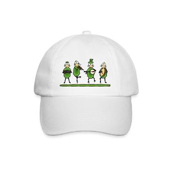 Music-making sheep Irish music - Baseball Cap - white/white - Front