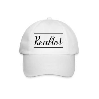 Agent immobilier fier étudiant diplômé en immobilier - Casquette classique - blanc/blanc - Devant