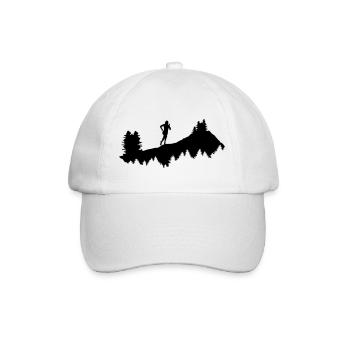 Trail running, running, woman - Baseball Cap - white/white - Front