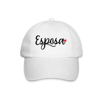 Esposa Cute Wife To Be Bride Couple Wedding Gift - Baseball Cap - white/white - Front