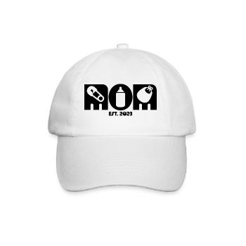 2023, Maman en devenir, annonce de grossesse - Casquette classique - blanc/blanc - Devant