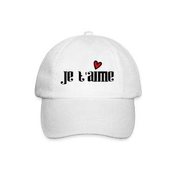 LOVE. COUPLE. JUST MARRIED. Bachelorette party. VALENTINE'S DAY. - Baseball Cap - white/white - Front