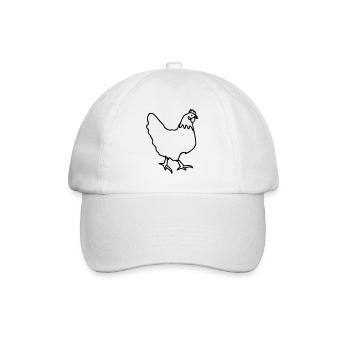 Poule poule Hüner - Casquette classique - blanc/blanc - Devant