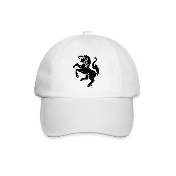 Twente vlag - Baseball Cap - white/white - Front