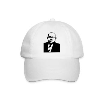 Theodor W. Adorno - Baseball Cap - white/white - Front