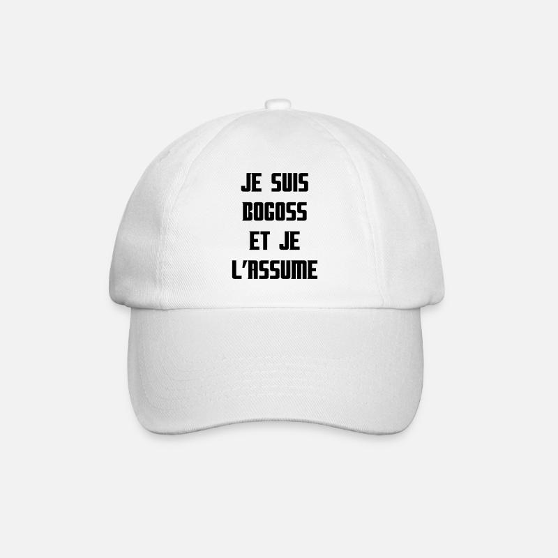 Bogoss et j'assume - Casquette classique - blanc/blanc