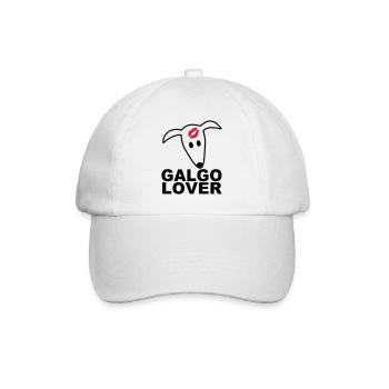 Galgolover - Baseballkappe - Weiß/Weiß - Vorne