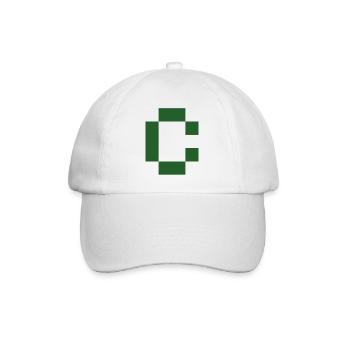 Logo - pixel - Casquette classique - blanc/blanc - Devant