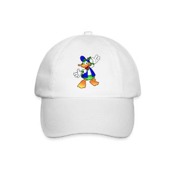 shirt drôle de canard style bande dessinée design - Casquette classique - blanc/blanc - Devant
