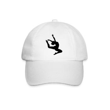 Springen Mädchen - Baseballkappe - Weiß/Weiß - Vorne