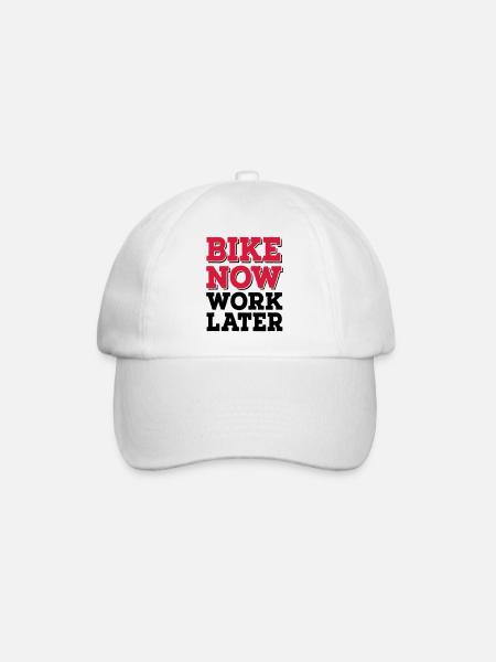 6254398 118120361 Motorcycle - Baseball Cap - white/white