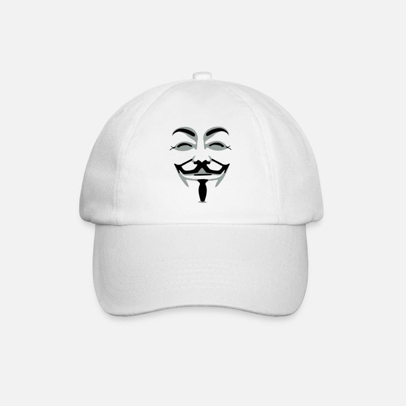 anonymus_vektor_2farb - Casquette classique - blanc/blanc
