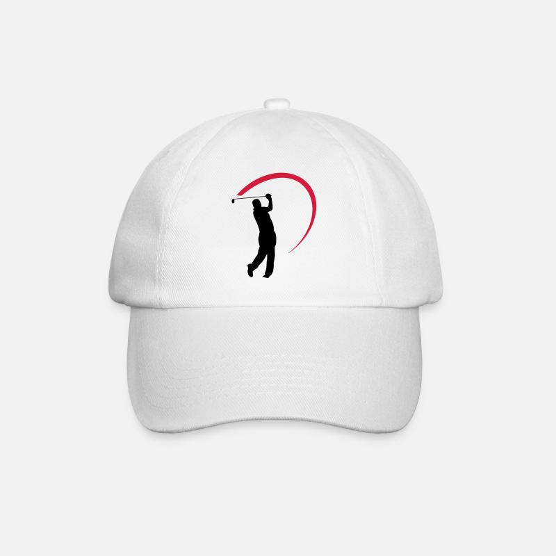 golf - Baseball Cap - white/white